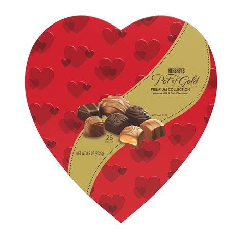 Hershey's, Pot of Gold Valentine's Premium Chocolate Assortment Candy ...