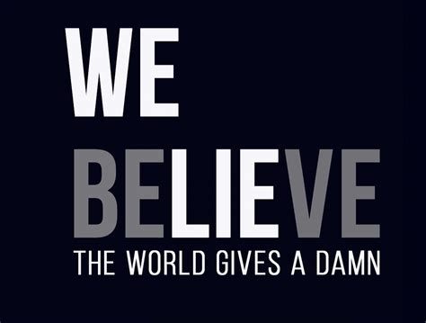 We Believe Poster | Behance