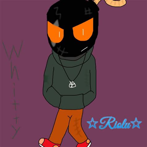 Whitty from fnf my style by RiolutheCyanoctoling on DeviantArt