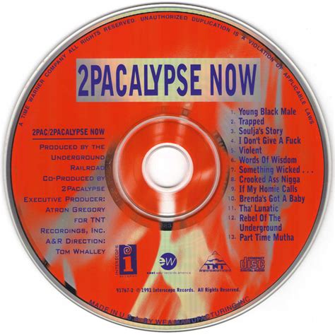 2Pacalypse Now by 2Pac (CD 1991 Interscope Records) in Los Angeles ...