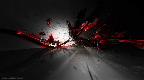 Abstract, Red, Black, ,, Red and White 3D HD wallpaper | Pxfuel