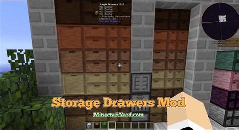 Storage Drawers Mod 1.14/1.13.2/1.12.2/1.11.2/1.10.2 Minecraft Download