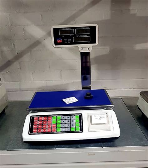 SCALES FOR SALE - DIGITAL MEAT SCALE - BUTCHERS SCALE WITH PRINTER ...