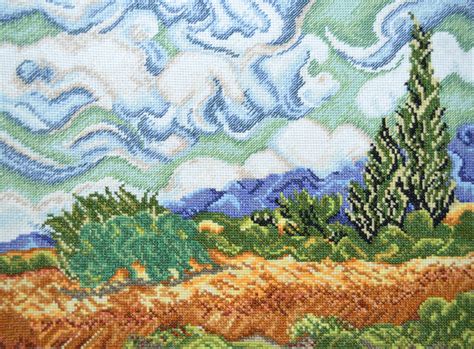 Cypresses (by Van Gogh) by mivanova on DeviantArt