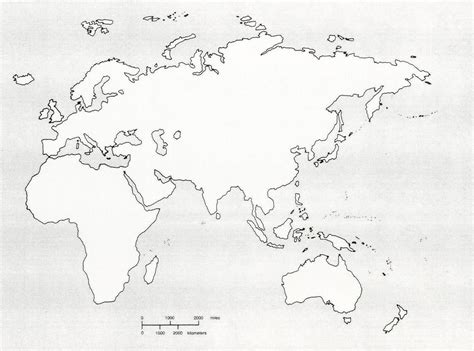 Blank Outline Map Of The Eastern Hemisphere 2024 - US Map Printable Blank