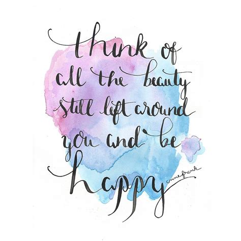 Be happy | Calligraphy quotes, Watercolor quote, Handlettering quotes