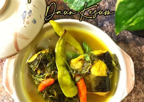 Resipi Asam Pedas Ikan Baung Daun Kesum oleh Cempaka Putih - Cookpad