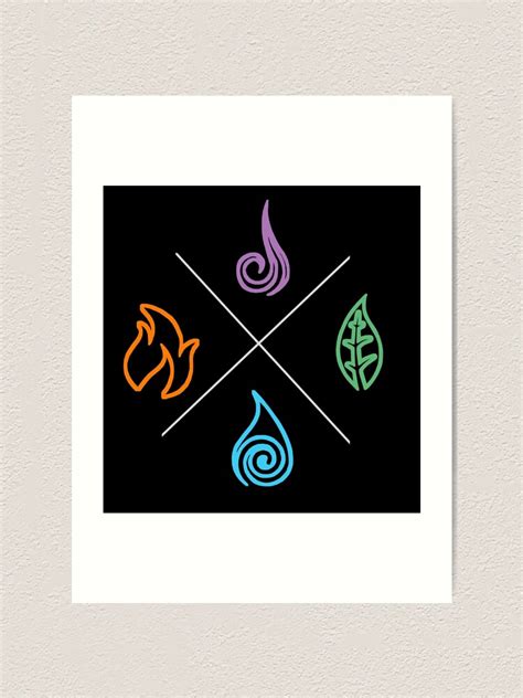 "the 4 natural elements" Art Print by sami123456 | Redbubble