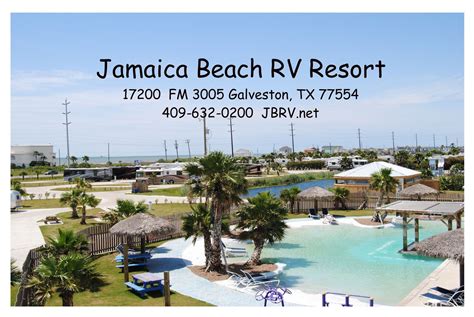 Jamaica Beach RV Resort located in Galveston Texas, is the highest rated campground on Galveston ...