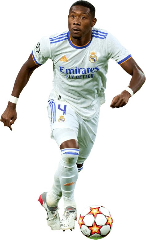 David Alaba Real Madrid football render - FootyRenders