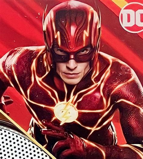 First Look at Ezra Miller's New Flash Costume In Movie Merch (Photo)