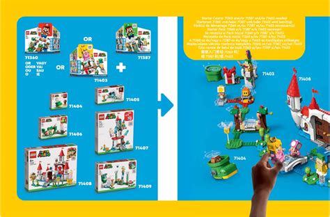 LEGO 71403 Super Mario Adventures with Peach Starter Course Toy Building Kit User Guide