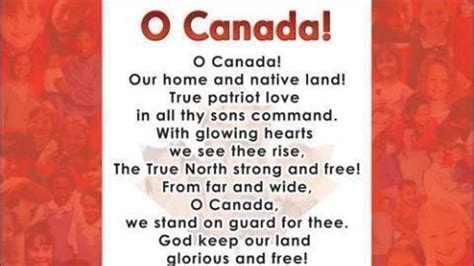 Petition · Keep Canada National Anthem in the original version - Canada ...