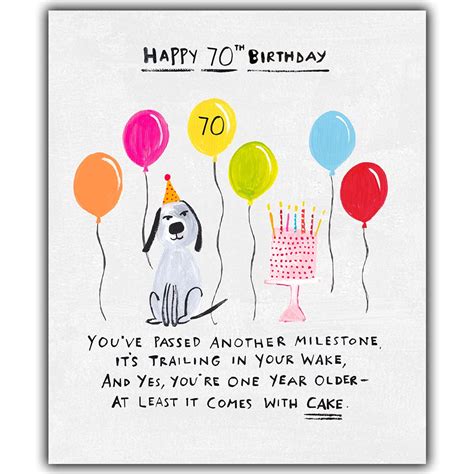 Buy Emotional Rescue,Multi,ZFW9518 70th Birthday Card, Age 70 Birthday Card, Birthday Card Age ...