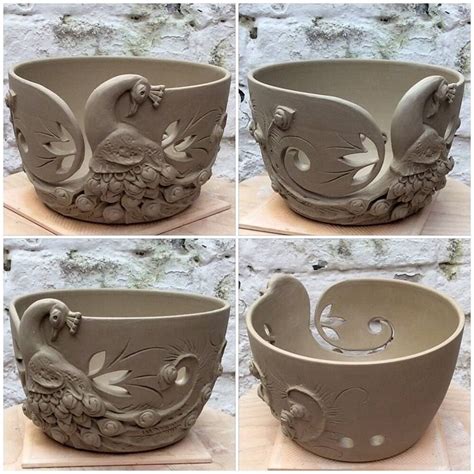 Image result for slab pottery ideas | Ceramic yarn bowl, Handmade pottery, Yarn bowl