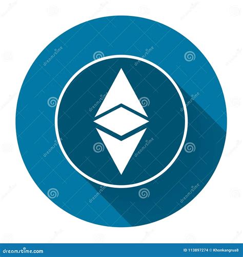 Ethereum Logo Editorial Illustrative On White Background ...