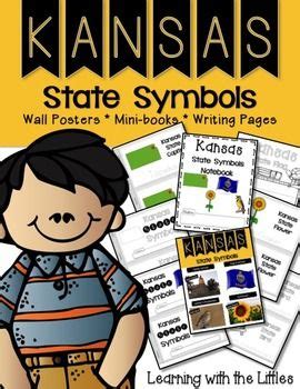 Kansas State Symbols Notebook | State symbols, Kansas state, Wyoming state