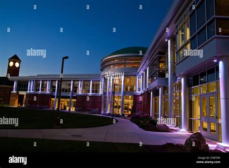 Campus in twilight hours hi-res stock photography and images - Alamy