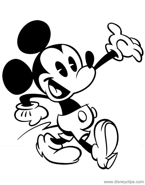 Mickey Mouse TV Series Coloring Pages | Disneyclips.com