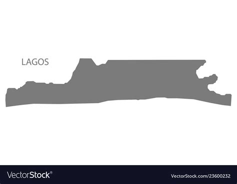 Lagos Map Eps Vector Map Nigeria Lagos Stock Clipart Illustration ...