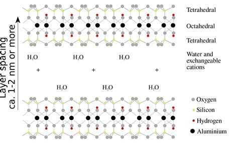 Montmorillonite Clay Structure