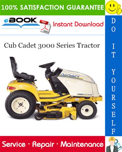 Cub Cadet 3000 Series Tractor Service Repair Manual – PDF Download