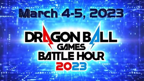 DRAGON BALL Games Battle Hour release dates, rules, and location revealed!