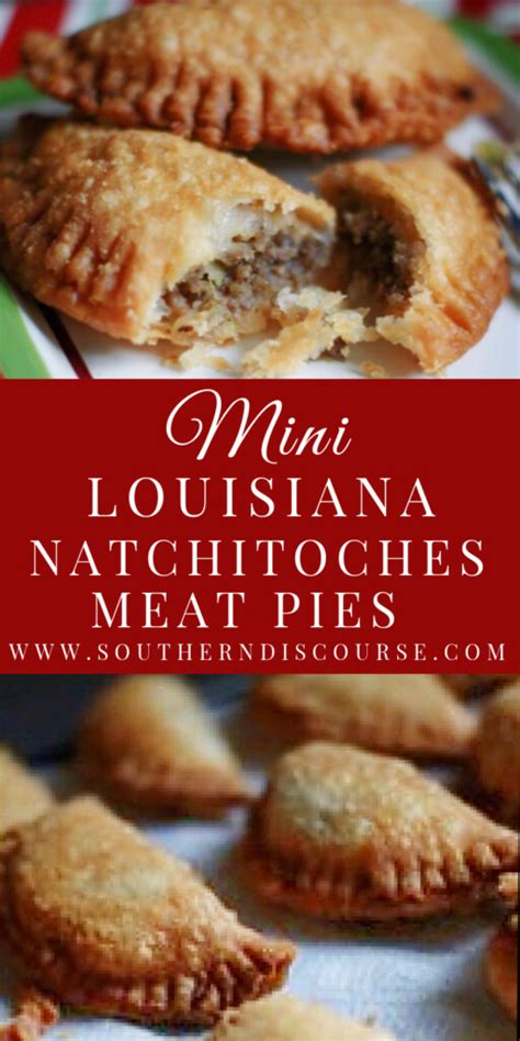 Mini Louisiana Natchitoches Meat Pies - Southern Discourse