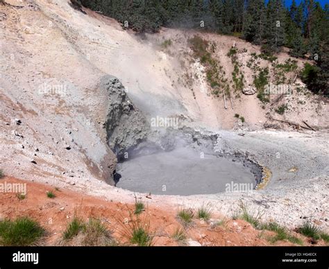 Mud Volcano Area, Yellowstone National Park Stock Photo - Alamy