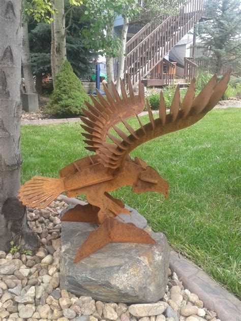 Eagle 3D metal art / Garden Decor / Garden Art / Metal Art