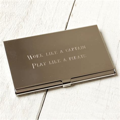 Personalised Business Card Holder By Highland Angel ...