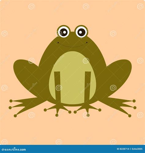 Vector Illustration of Frog Stock Vector - Illustration of slippery ...