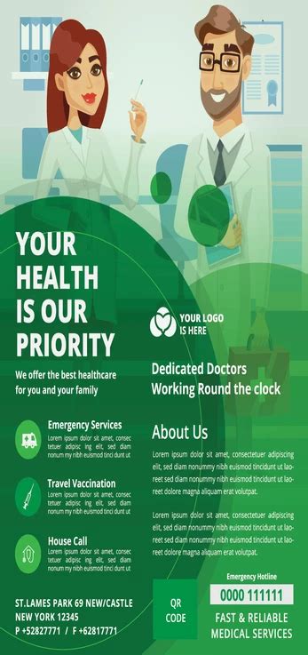 Health poster | Graphic design elements, Website design, Brochure