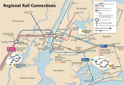 New York City airports map - Map of New York City airports (New York - USA)