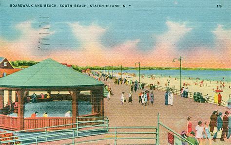 Boardwalk South Beach Staten Island by Mary Chris Hines