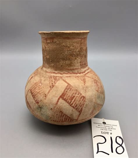 Painted Hohokam Pottery Vessel