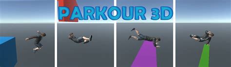 Parkour3D free 3D model animated rigged | CGTrader