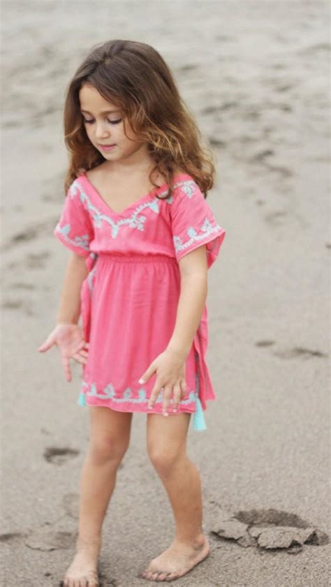 Kids Beach Dress, Bohemian Kids Dress, Beach Kaftan, Poncho, BOHO Kids, Kids Beachwear. Gorgeous ...