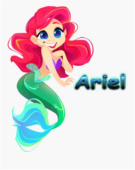 The Little Mermaid - Ariel Mermaid Fan Art Png , Free Transparent ...