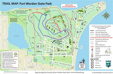 Fort Worden Trail Map - Ontheworldmap.com