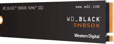 WD BLACK SN850X 1TB Internal SSD PCIe Gen 4 x4 NVMe WDBB9G0010BNC-WRSN ...