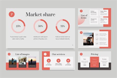 Photography Portfolio PowerPoint Template By Amber Graphics | TheHungryJPEG