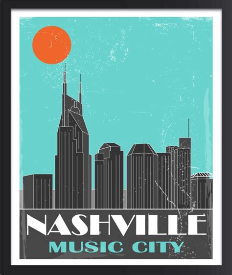 Nashville Skyline Nashville Poster