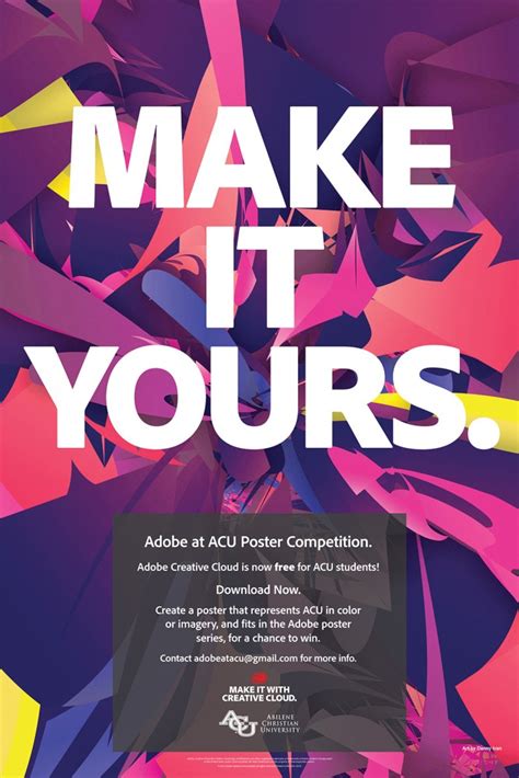 Adobe CC Poster Competition | AT&T Learning Studio