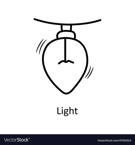 Light outline icon design chr Royalty Free Vector Image