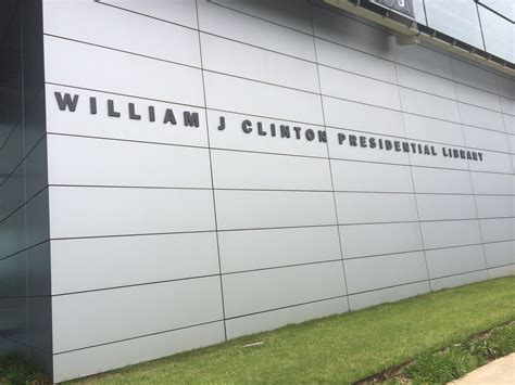 Museum Walk: A visit to the Clinton Presidential Library • Outside ...