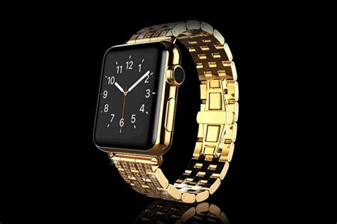 Luxury 24K Gold Apple Watch 5 with Brilliance strap | Goldgenie