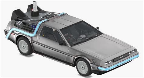 Delorean future driving flying 3D model - TurboSquid 1354188