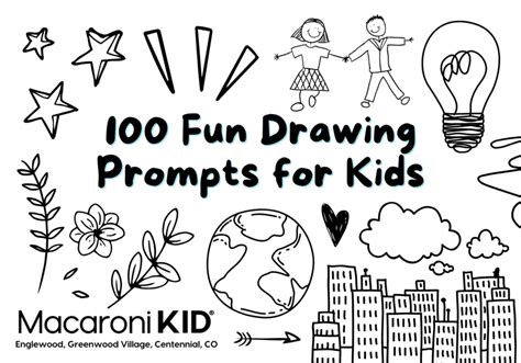 100 Fun Drawing Prompts for Kids | Macaroni KID Englewood-Greenwood ...