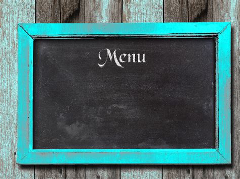 Chalkboard Menu Background For Restaurants (Decor-And-Ornaments) | Textures for Photoshop